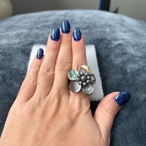 Floral Shell Ring